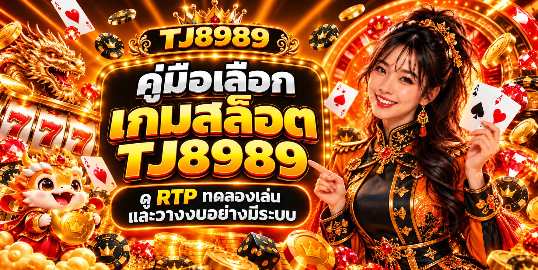 TJ8989 คู่มือเลือกเกมสล็อต ดู RTP และวางงบ